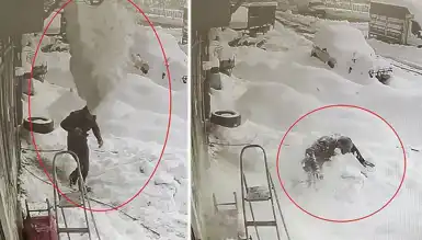 Doğu Anadolu Bölgesinde Kar Kütlesi Kazası: Hafif Yaralanma