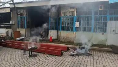 Sobayı Tutuşturmak İsteyen İşçi Yanıklarla Hastaneye Kaldırıldı